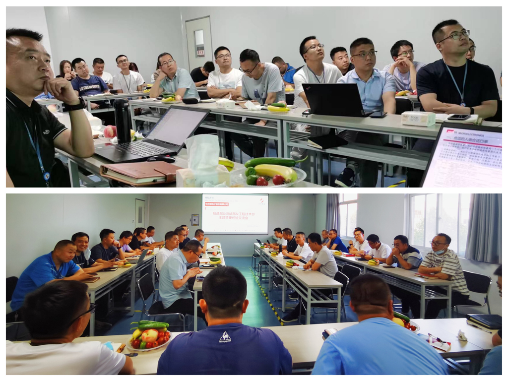 Manufacturing Department & Testing Department & Engineering Technology Department carry out supervisory management experience exchange activities