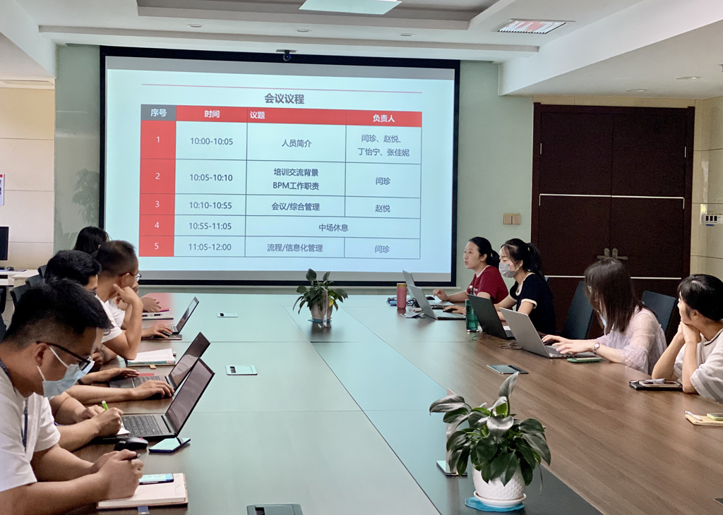 Huayi Microelectronics held the first BPM special training exchange meeting